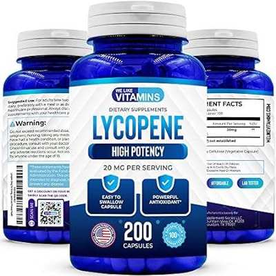 We Like Vitamins Lycopene 20mg Per Serving - 200 Capsules