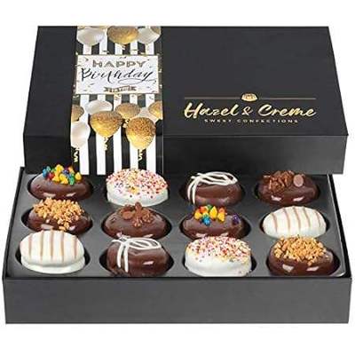 Birthday Gift Basket - Happy Birthday Cookies - Chocolate