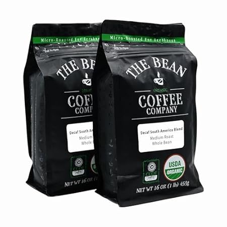 The Bean Organic Coffee Company Water Processed DECAF Sou