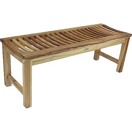 48 Solid Teak Indoor Outdoor Bench Shower Stool - From t