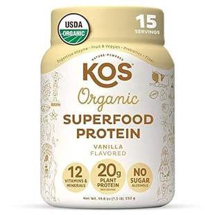 Powder Protein Vegan USDA Free Vanilla Erythritol KOS