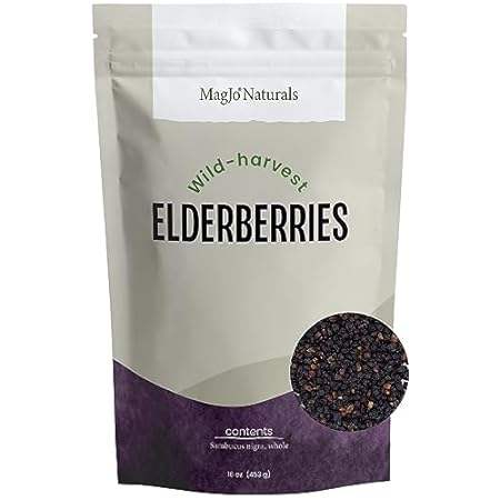 MagJo Elderberry Dried Wild Harvest， Elderberries