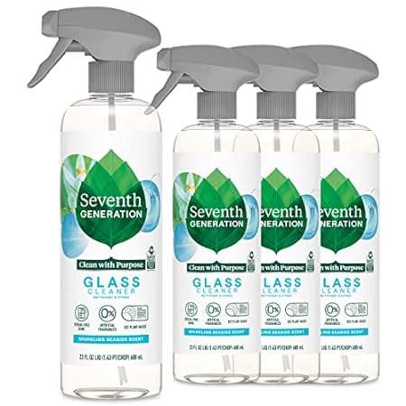 Seventh Generation Glass Cleaner， Biodegradable Formula，