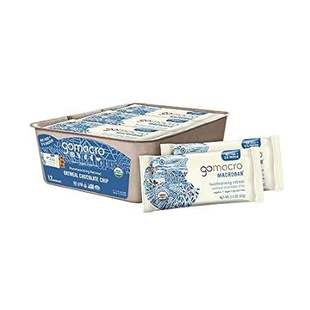 Vegan Organic MacroBar Cho Bars Oatmeal Protein GoMacro