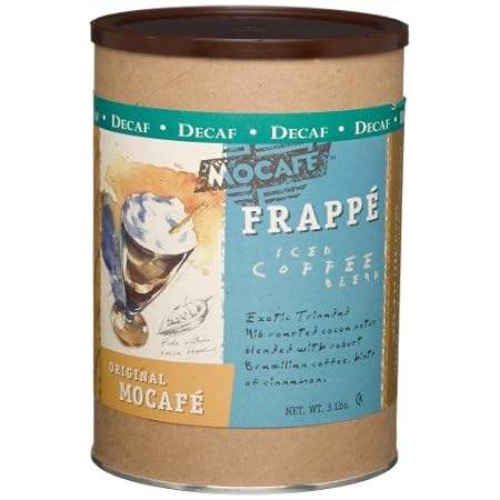 MOCAFE Frappe Iced Coffee Blend, Original Mocafe Decaf, 3