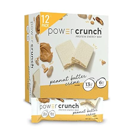 Power Crunch Protein Wafer Bars， High Protein Snacks with