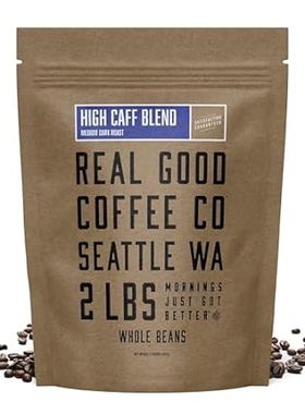 Real Good Coffee Co - Whole Bean Coffee - High Caff Dark