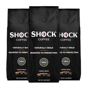 Shock Coffee - Bold all Arabica Med-Dark Roast Whole Bean