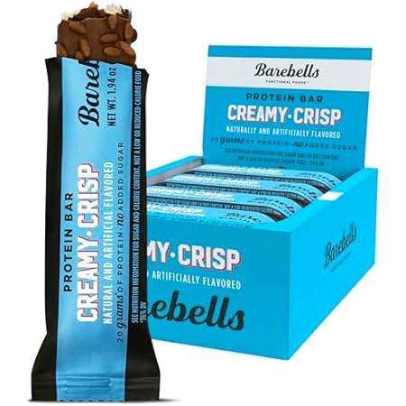 Barebells Protein Snacks Bars Creamy Crisp - 12 Count， 1.