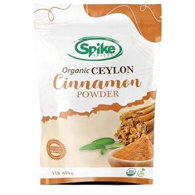 Spike Spices Organic Ceylon Cinnamon Powder， Organic Cinn