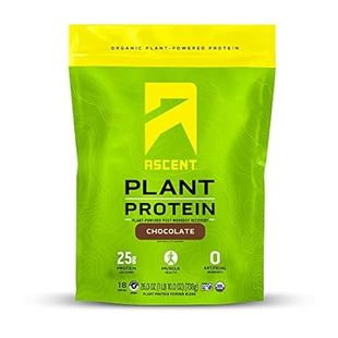 Ascent Vegan Protein Powder - Plant Based Protein, Non Da