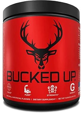 Bucked Up Pre Workout 6 Grams Citrulline， 2 Grams Beta Al