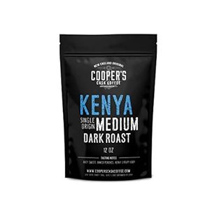 Kenya AA Medium Dark Roast Coffee Beans, Single Origin Wh