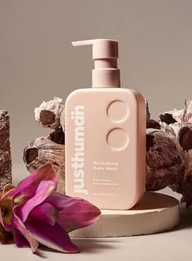 JustHuman Revitalizing Body Wash Lemon Balm and Holy Basi