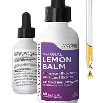 TriGuard Lemon Balm Plus - Lemon Balm Extract， Elderberry