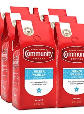Community Coffee French Vanilla Flavored 72 Ounces， Mediu