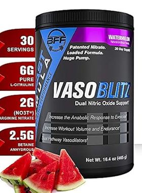 VASOBLITZ Award Winning Dual Nitric Oxide Pre Workout wit