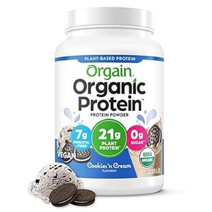 Orgain Organic Vegan Protein Powder, Cookies and Cream -