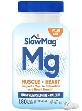 SlowMag Muscle + Heart Magnesium Chloride with Calcium Su