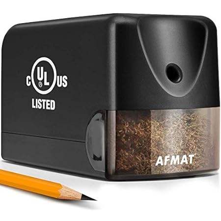 AFMAT Electric Pencil Sharpener， Heavy Duty Classroom Pen