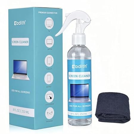 8OZ Screen Cleaner Spray Cadith Screen Cleaning Kit for T
