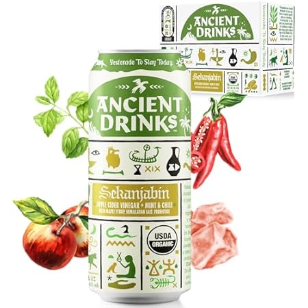 ANCIENT DRINKS Apple Cider Vinegar Beverage with Electrol