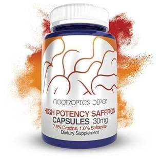 Saffron High Nootropics Potency Capsules Depot Extract