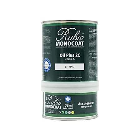Rubio Monocoat Oil Plus 2C， 350 Milliliters， Citrine， Int