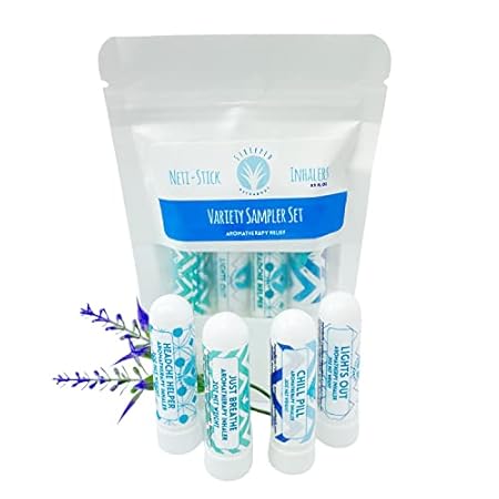 4PK GIFT SET Aromatherapy Inhalers | Congestion， Stress，