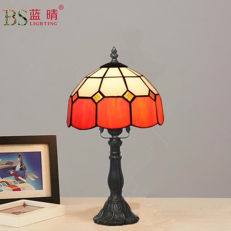 新品地中海美式简约s卧室床头灯婚房书房欧式复古时尚创意台灯