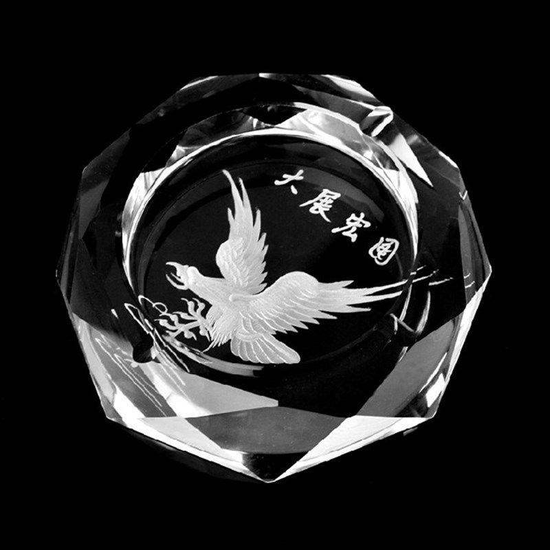 新款水晶烟灰缸 k时尚创意个性礼品  大号定制精品欧式烟灰缸
