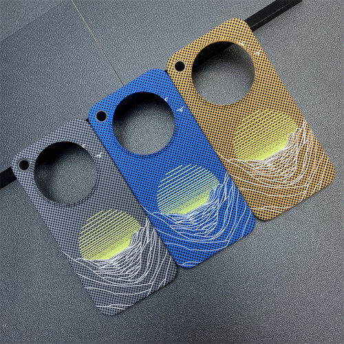 超薄碳纤维纹理图案适用OPPO Findx8pro手机壳findx8s+水印工艺月升沧海FindX7ultra高级感x8Ultra超薄情侣壳