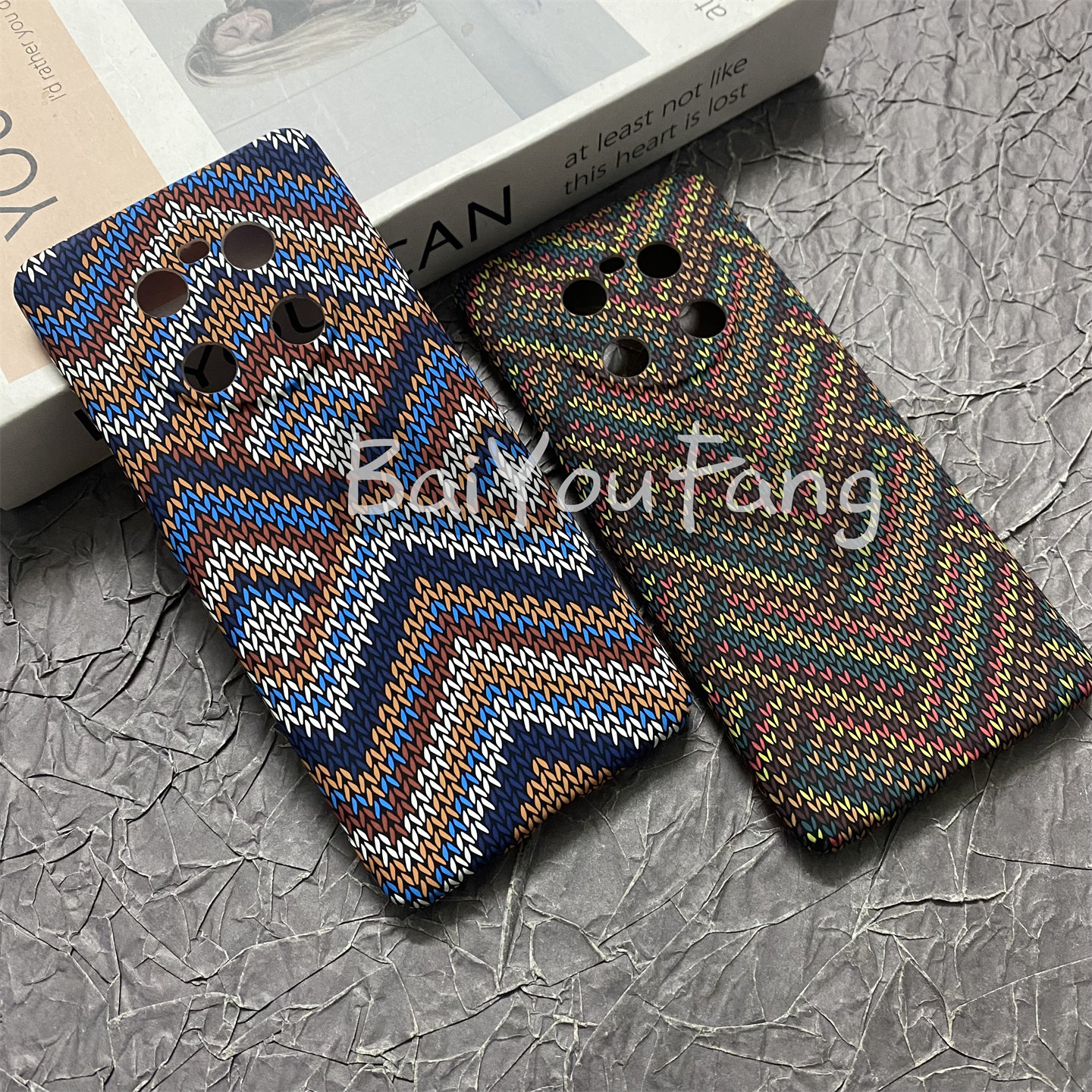 适用华为Mate40手机壳新款浮雕夜光碳纤维纹理mate40pr