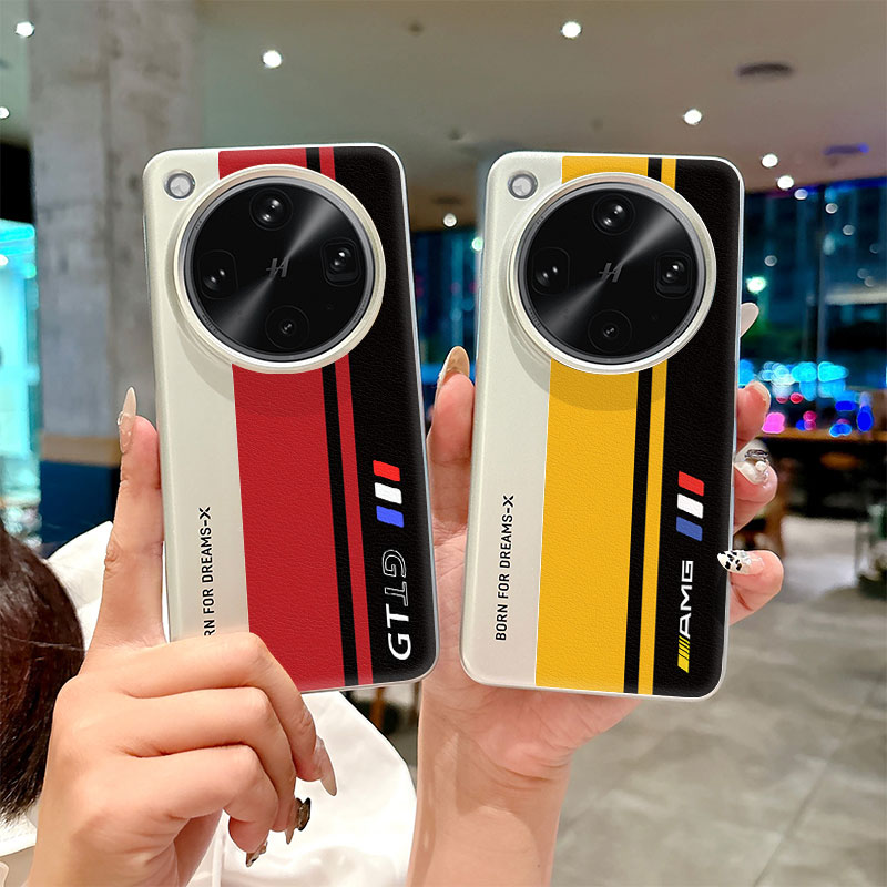 适用于OPPO Findx8手机壳拼接素皮彩绘相机款X8Ultra大孔创意保护套防摔findx8pro个性商务轻薄x8s+男女潮款