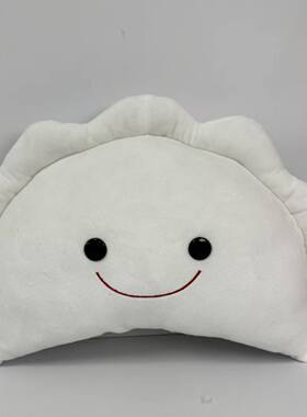 跨境新品 pierogi plush 波兰饺子毛绒公仔毛绒玩具白色抱枕娃娃