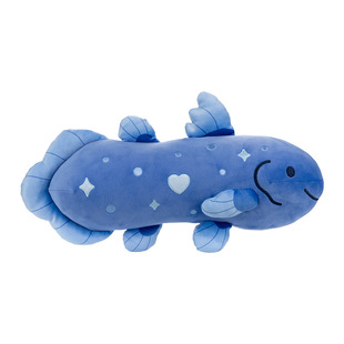 跨境新品愚蠢的Coelacanth玩偶公仔傻腔棘鱼毛绒玩具动漫游戏周边