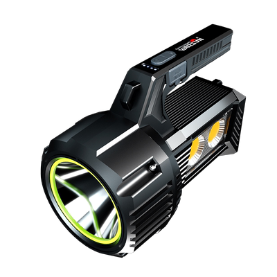 沃尔森充电LED太阳能巡逻探照灯