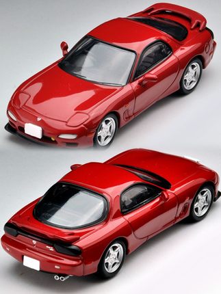 TLV多美卡TOMYTEC 日本车时代13马自达 RX-7红色1/64汽车模型绝版