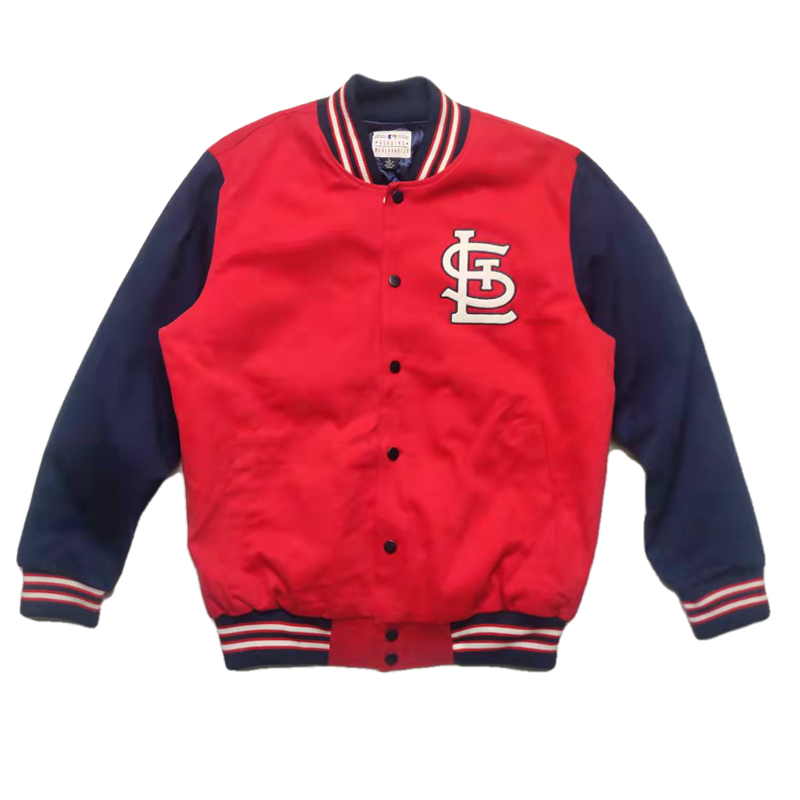 美版嘻哈街头夹棉棒球服