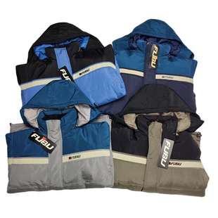 FUBU 老学校old 美式 经典 school棉服 90s复古街头嘻哈hiphop 美版