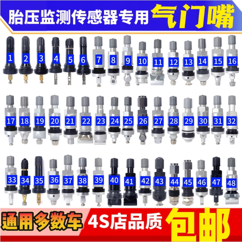 适用于别克奔驰福特路虎宝马捷豹长安胎压监测传感器气门嘴气嘴