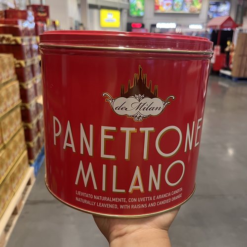 开市客意大利panettone潘娜托尼经典意式黄油果干大蛋糕1kg圣诞节