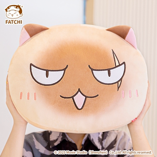 萌想诚品 如果历史是一群喵官方抱枕靠枕靠垫卡通可爱 煎饼抱枕
