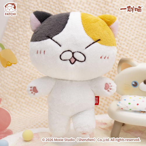 萌想诚品【花卷公仔】历史喵棉娃公仔20cm带骨架换装玩偶公仔