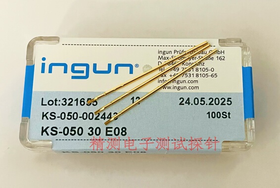 50MIL英钢INGUN探针座KS050 30E08(RL50-4S)压扁尾巴针套 1.0针套