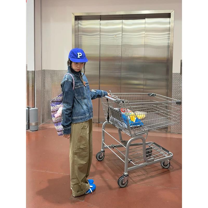 牛仔外套女春秋款2025年新款做旧水洗美式复古休闲长袖设计感上衣