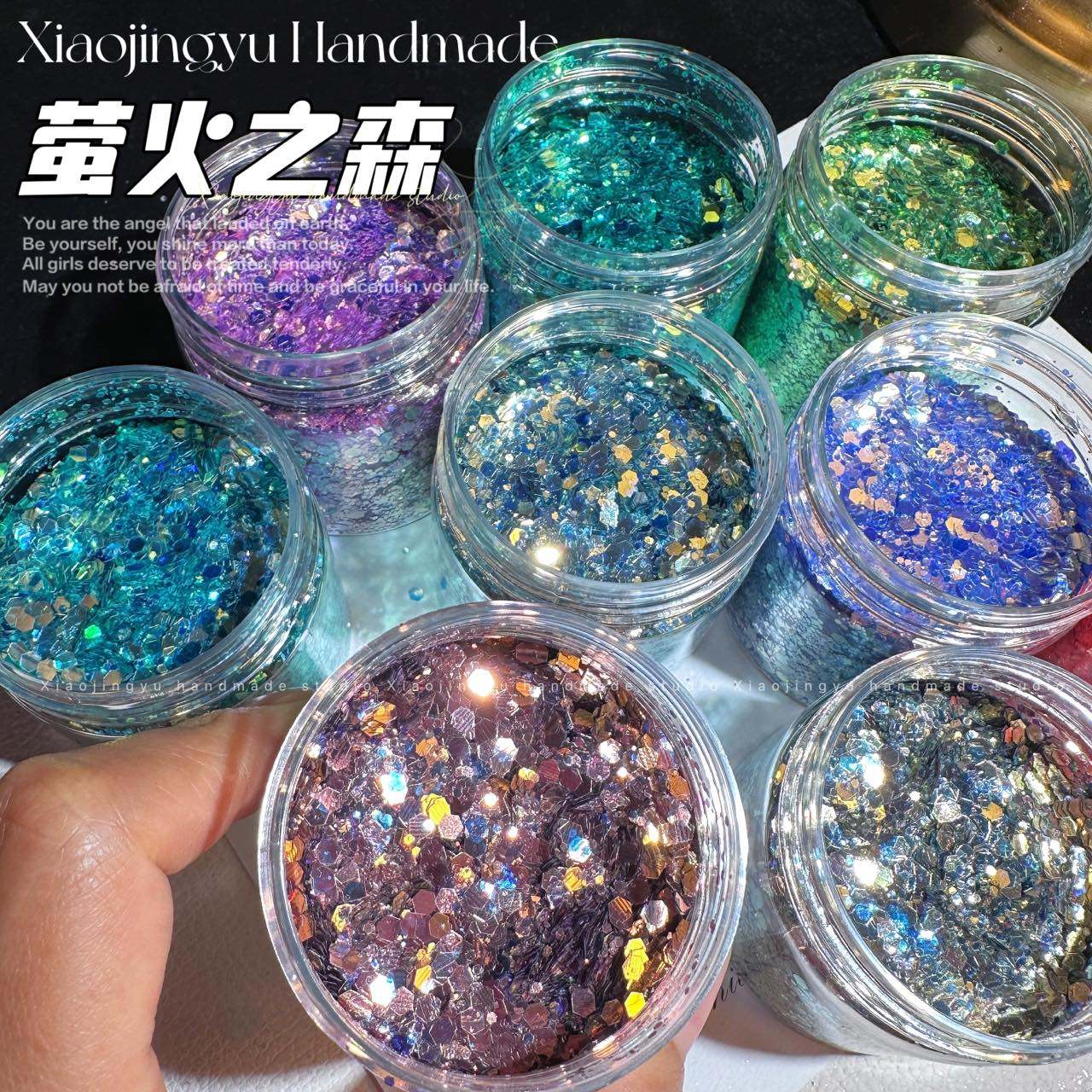 小鲸鱼diy 流麻闪粉 暗黑风混合细粉亮片 美甲滴胶流沙金葱粉材料,饰品/流行首饰/时尚饰品新,其他DIY饰品配件,淘宝优惠券,粉丝福利购,淘宝优惠卷