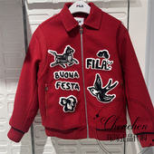 FILA斐乐童装 2026年春新年款 男大小童棉服儿童梭织外套K12B614704