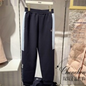 男大童网球系列针织运动长裤 FILA斐乐童装 2026年春款 K12B613601