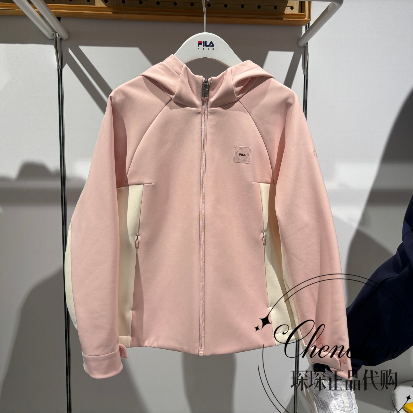 FILA斐乐女大童休闲运动梭织外套